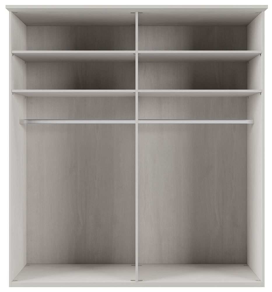 Product photograph of Wiemann Cambridge Green 4 Door Wardrobe With 2 Mirror Front - W 200cm from Choice Furniture Superstore.