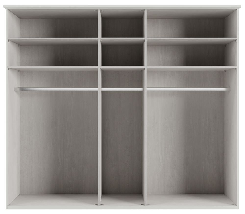 Product photograph of Wiemann Cambridge Green 5 Door Wardrobe - W 250cm from Choice Furniture Superstore.