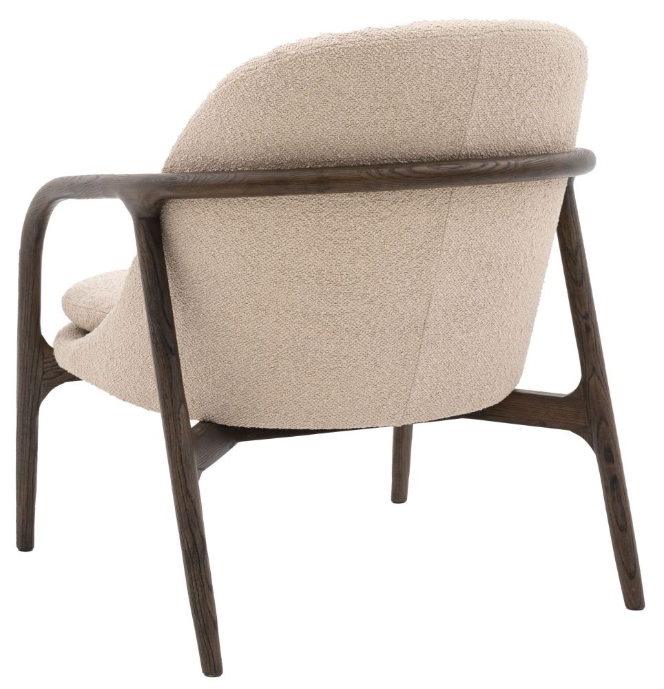 Product photograph of Alegra Taupe Fabric Armchair from Choice Furniture Superstore.