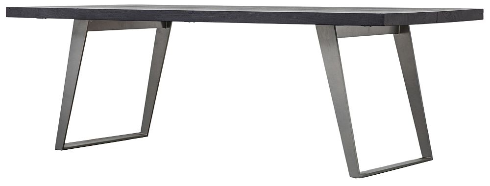 Product photograph of Newington 180cm Black Acacia Dining Table from Choice Furniture Superstore.