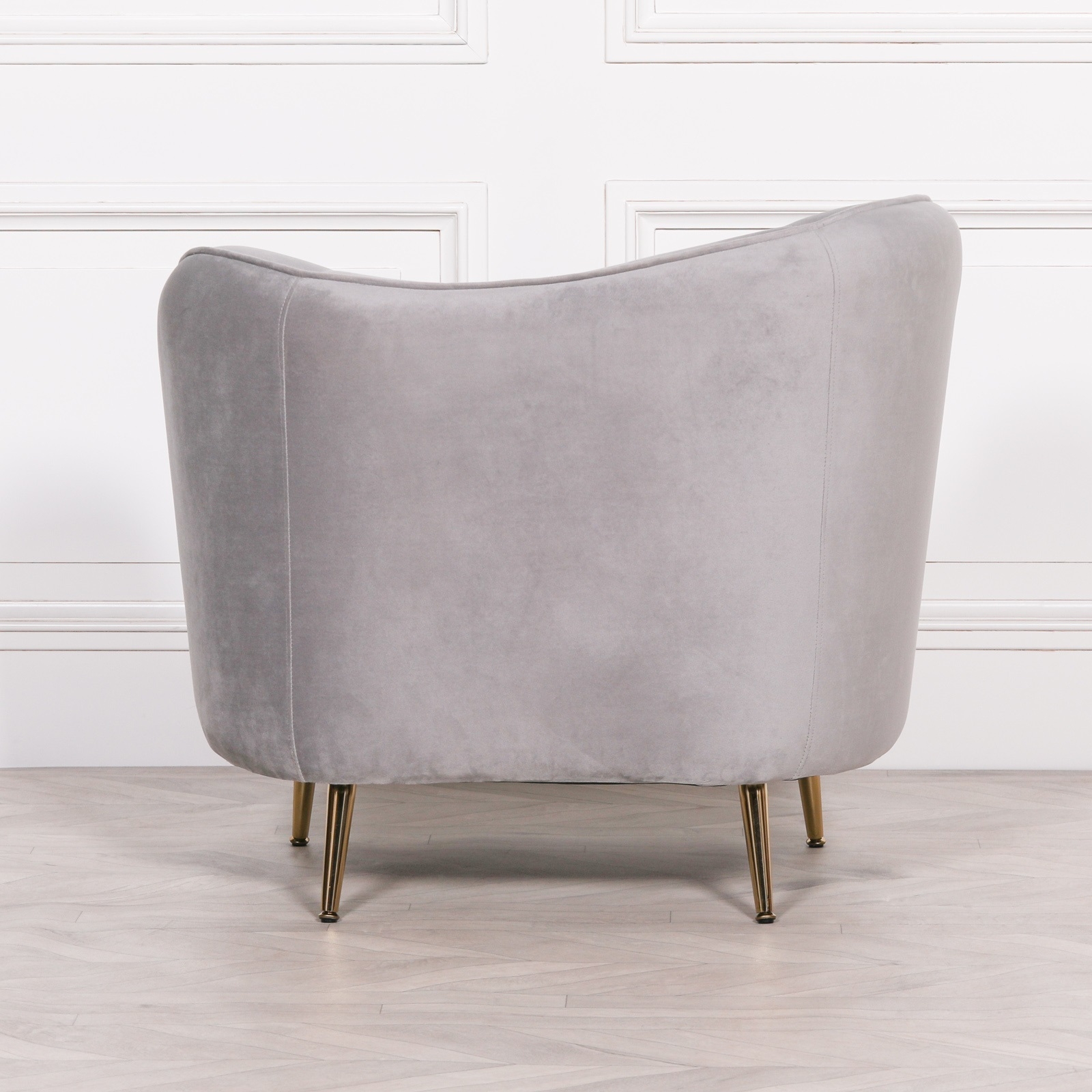 Product photograph of Velvet Armchair With Cushion from Choice Furniture Superstore.