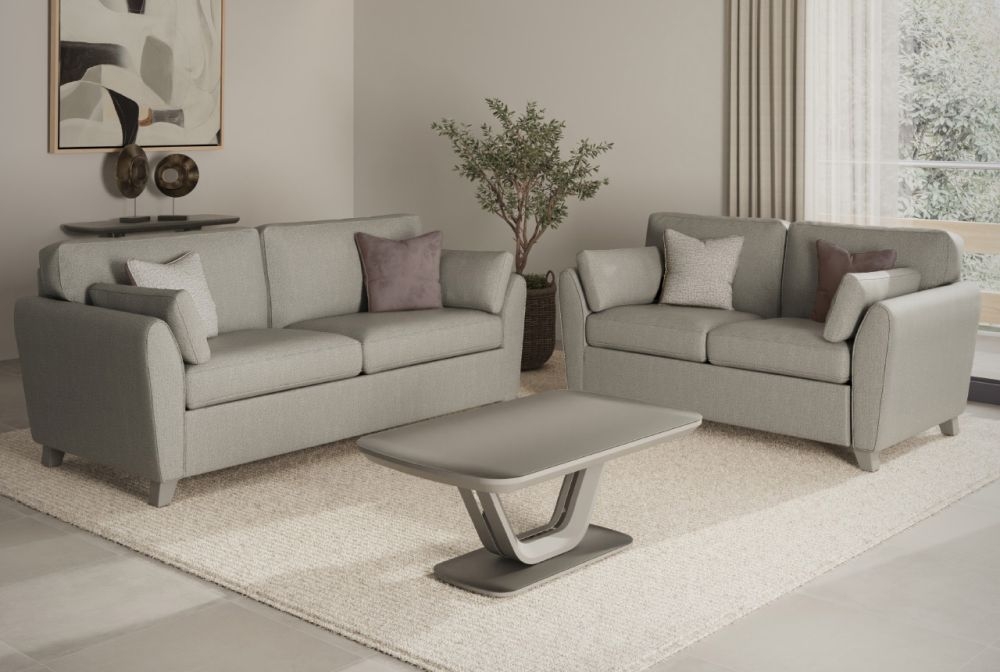 Product photograph of Vida Living Lazzaro Graphite Grey Matt Coffee Table from Choice Furniture Superstore.