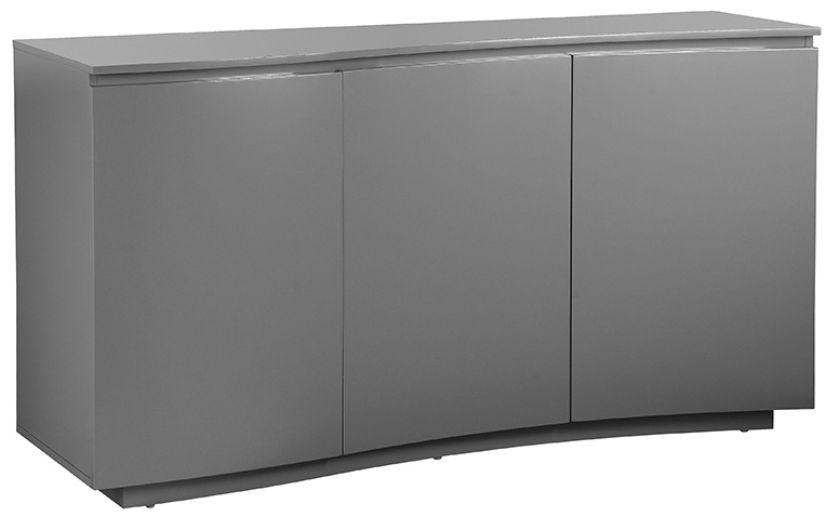 Product photograph of Vida Living Lazzaro Graphite Grey Matt Sideboard With Led from Choice Furniture Superstore.