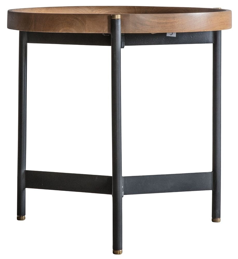Product photograph of Violeta Natural And Black Nest Of 2 Tables from Choice Furniture Superstore.