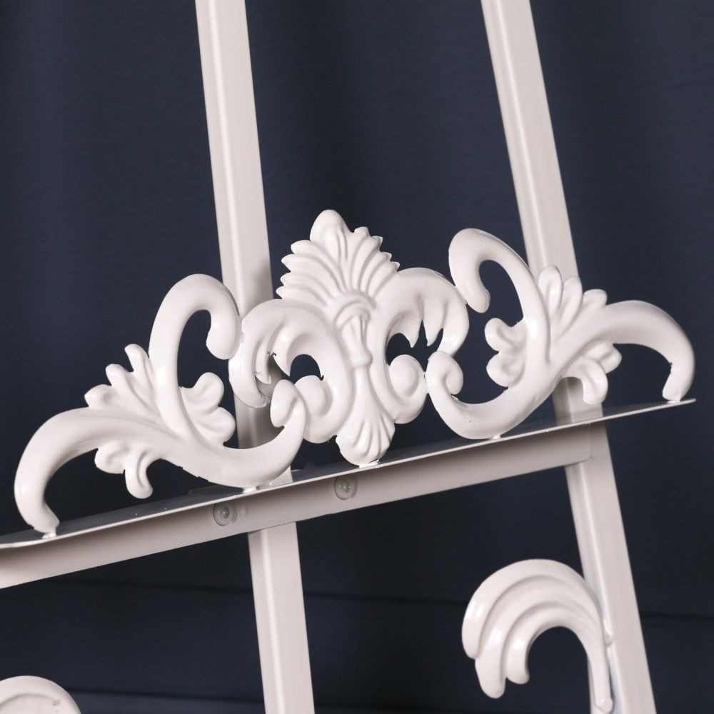 Product photograph of French Style Cream Metal Easel from Choice Furniture Superstore.