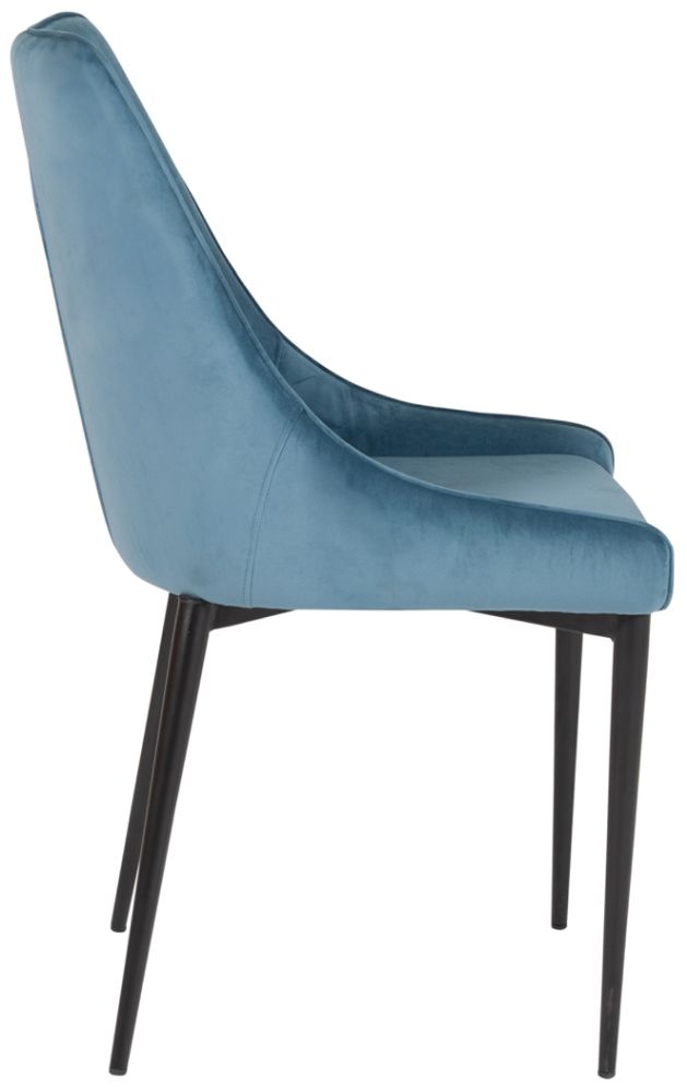 Product photograph of Vida Living Peyton Fabric Dining Chair Sold In Pairs from Choice Furniture Superstore.