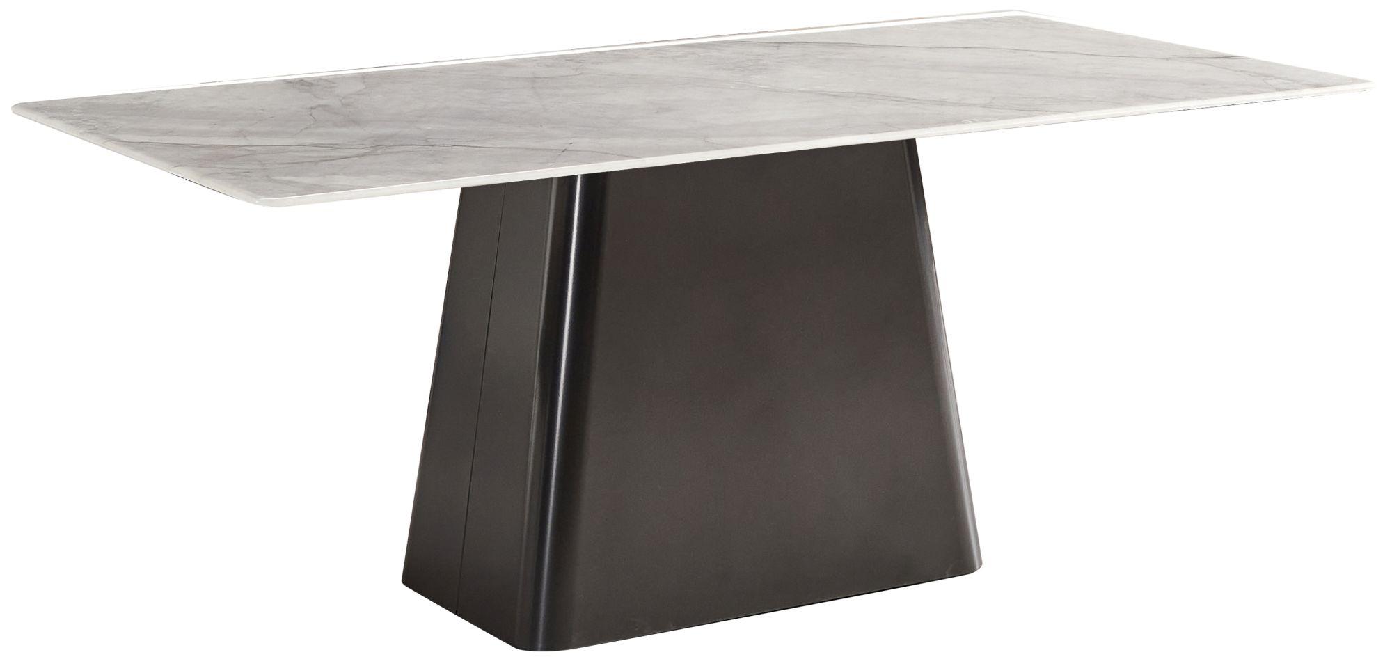 Product photograph of Telma White Marble Dining Table from Choice Furniture Superstore.