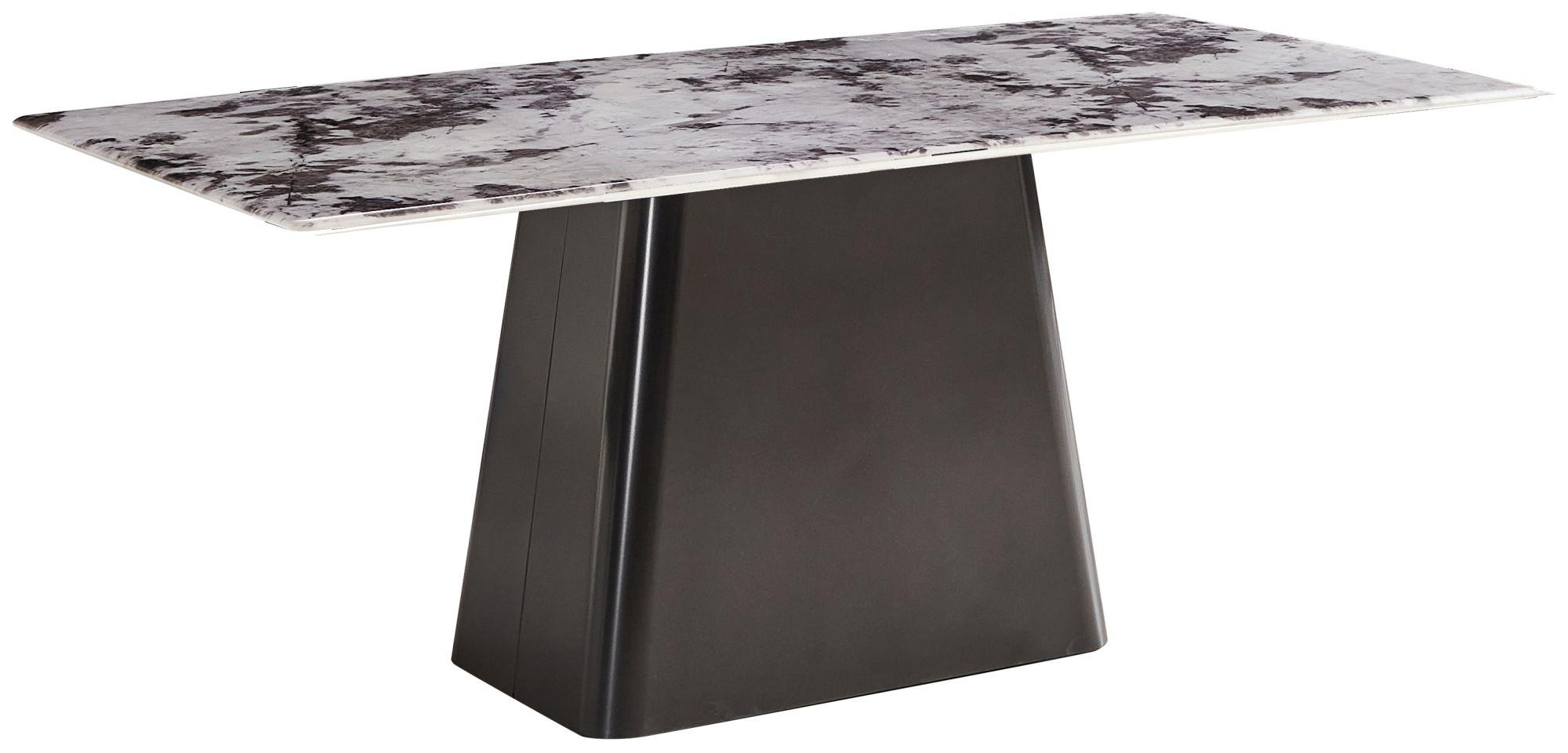 Product photograph of Telma White Marble Dining Table from Choice Furniture Superstore.