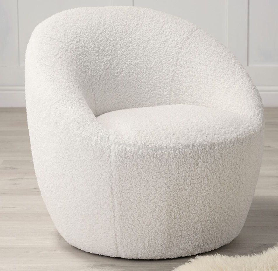 Product photograph of Cocoon Off White Accent Chair from Choice Furniture Superstore.