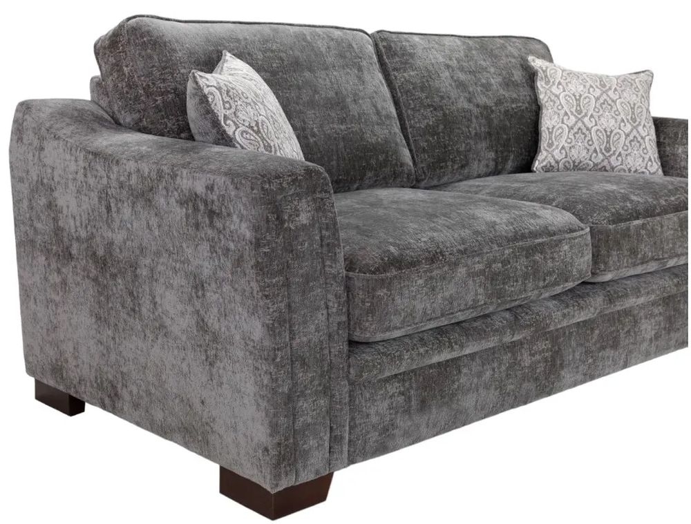 Product photograph of Astrid Grey Tufted 2 Seater Sofa from Choice Furniture Superstore.