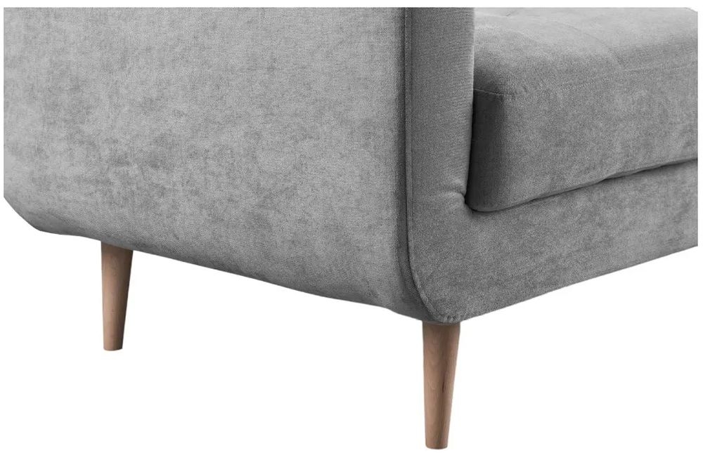 Product photograph of Aurora Grey Large Corner Sofa from Choice Furniture Superstore.