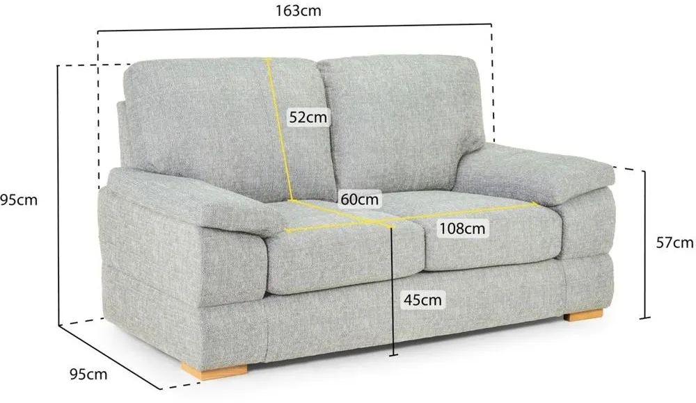 Product photograph of Bento Tufted 2 Seater Sofa from Choice Furniture Superstore.