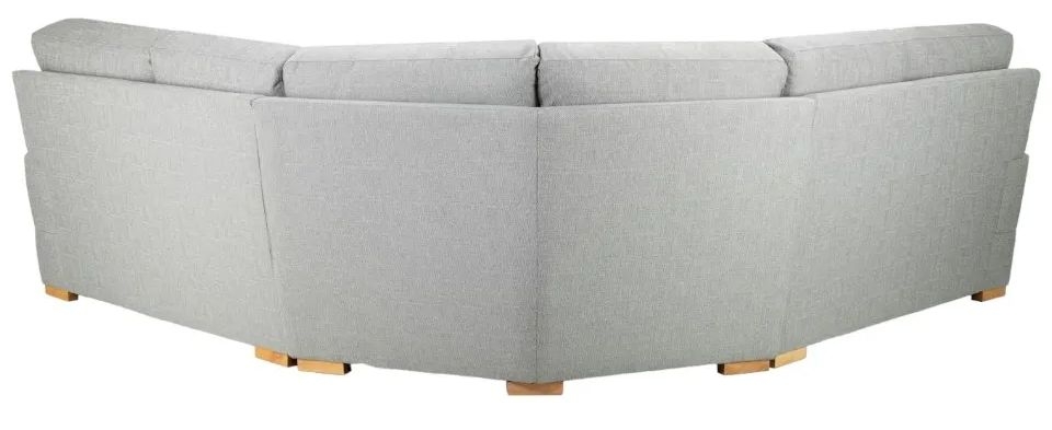 Product photograph of Bento Silver Large Corner Sofa from Choice Furniture Superstore.