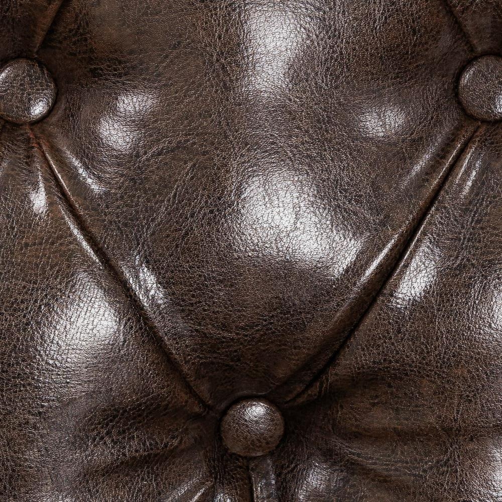 Product photograph of Chesterfield Antique Brown Armchair from Choice Furniture Superstore.