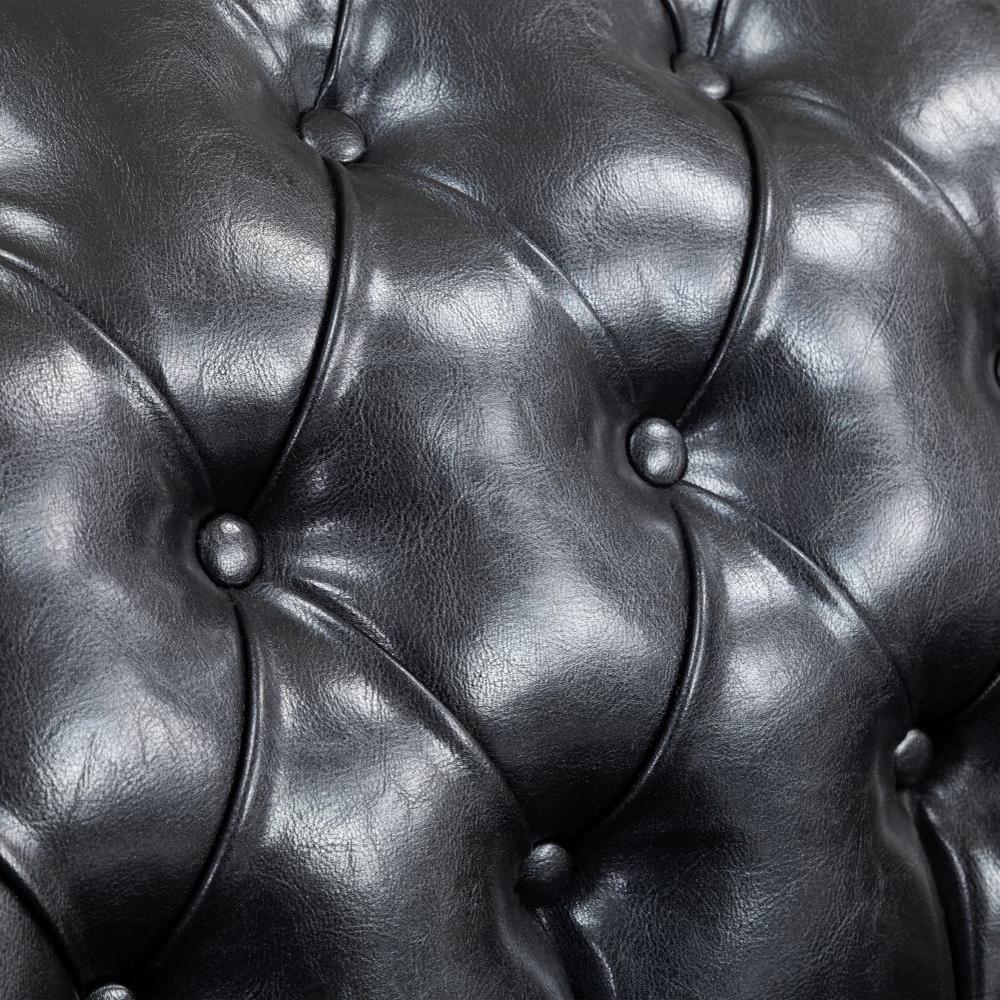 Product photograph of Chesterfield Black 2 Seater Sofa from Choice Furniture Superstore.