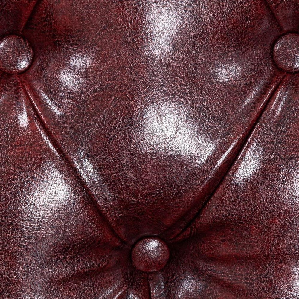 Product photograph of Chesterfield Oxblood Red 3 Seater Sofa from Choice Furniture Superstore.