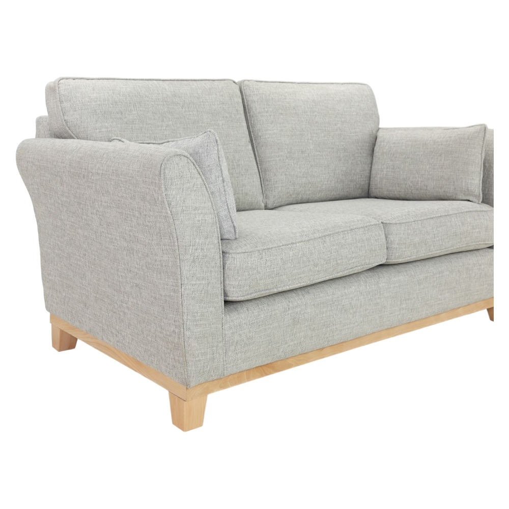 Product photograph of Delta Grey Tufted 2 Seater Sofa from Choice Furniture Superstore.