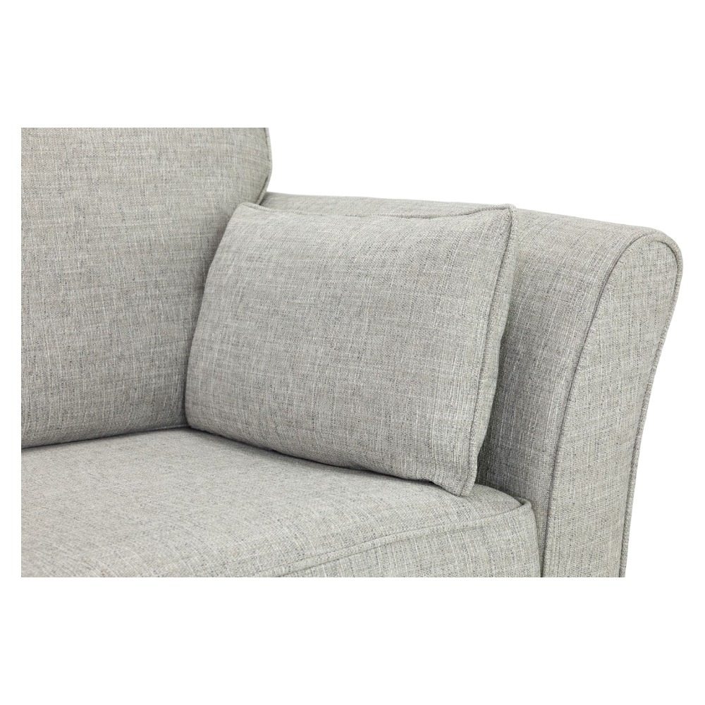 Product photograph of Delta Grey Tufted 2 Seater Sofa from Choice Furniture Superstore.