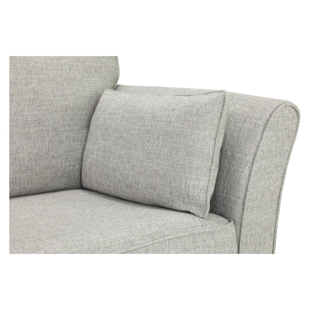 Product photograph of Delta Grey 4 Seater Sofa from Choice Furniture Superstore.