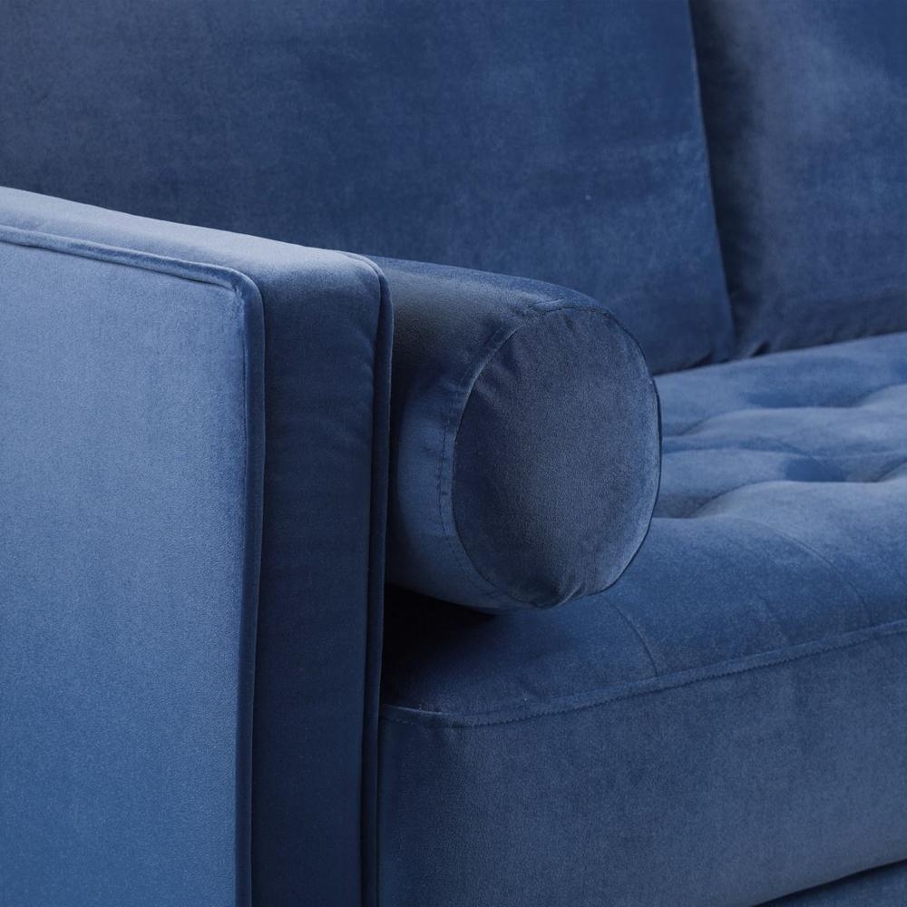 Product photograph of Harper Plush Blue 2 Seater Sofa from Choice Furniture Superstore.