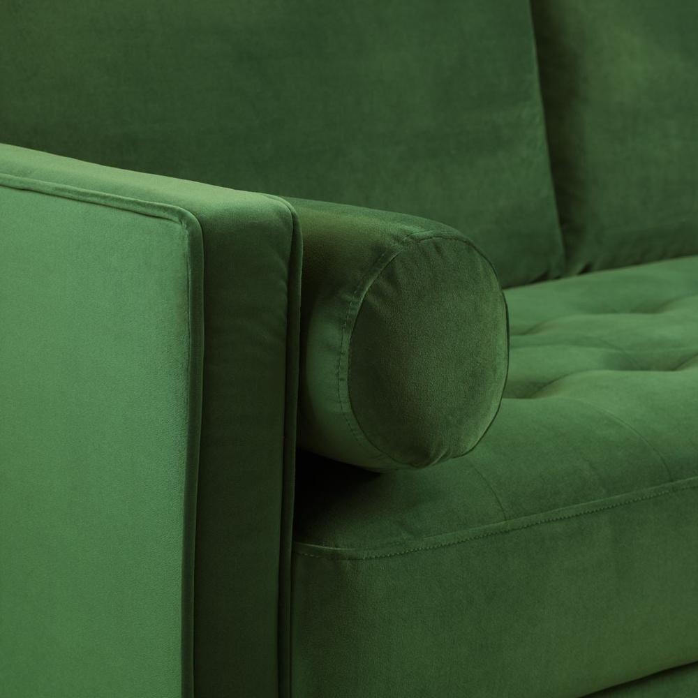 Product photograph of Harper Plush Green 2 Seater Sofa from Choice Furniture Superstore.