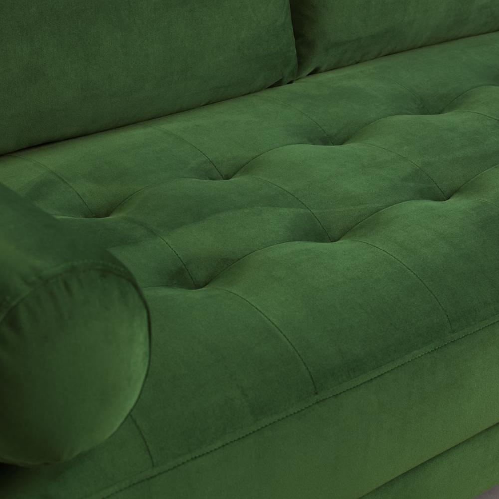 Product photograph of Harper Plush Green 2 Seater Sofa from Choice Furniture Superstore.