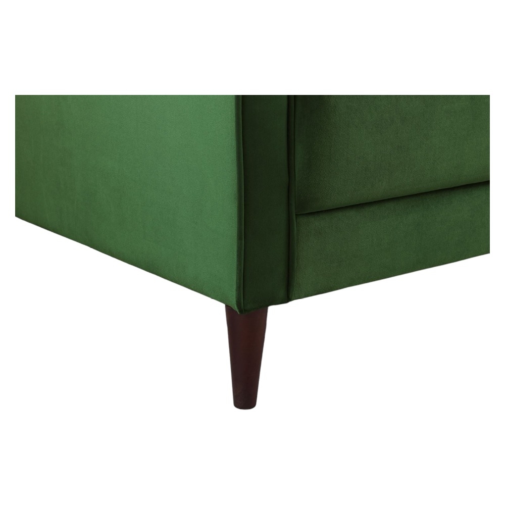 Product photograph of Harper Plush Green Armchair from Choice Furniture Superstore.