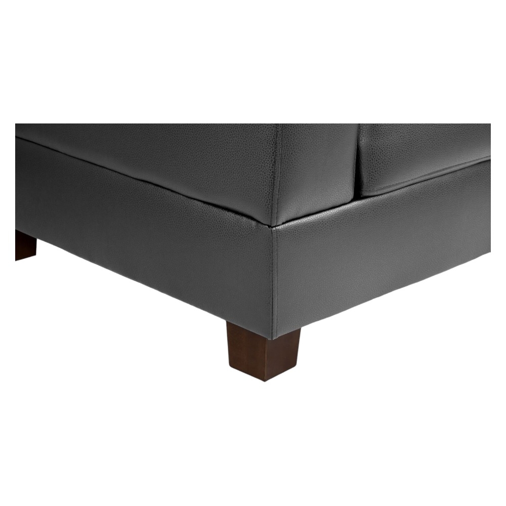 Product photograph of Jerry Black 2 Seater Sofa from Choice Furniture Superstore.