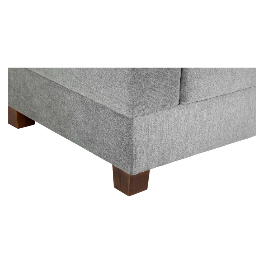 Product photograph of Jerry Grey 2 Seater Fabric Sofa from Choice Furniture Superstore.