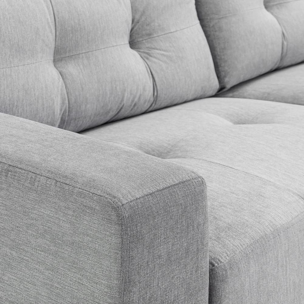 Product photograph of Jerry Grey Tufted Armchair from Choice Furniture Superstore.