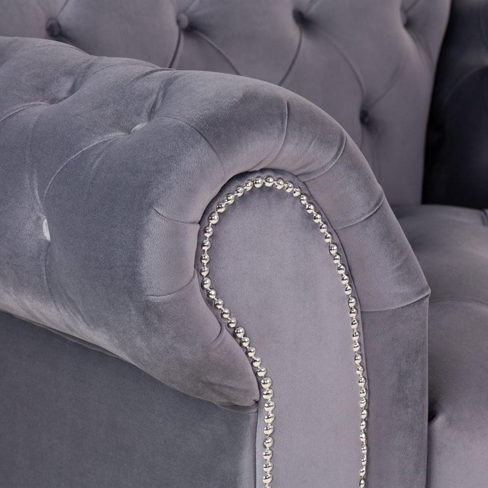 Product photograph of Jubilee Grey 2 Seater Sofa from Choice Furniture Superstore.