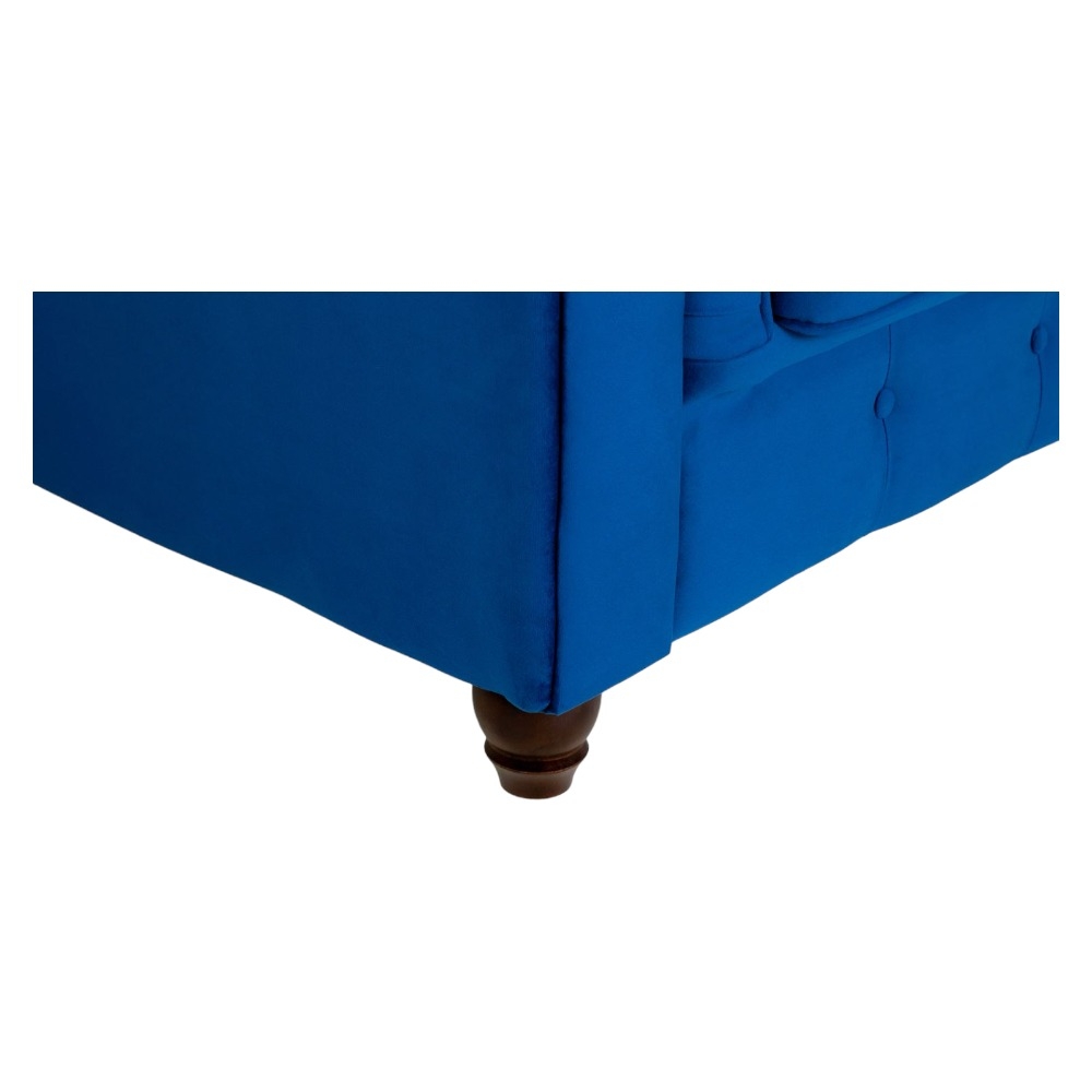 Product photograph of Kensington Flush Blue 2 Seater Sofa from Choice Furniture Superstore.