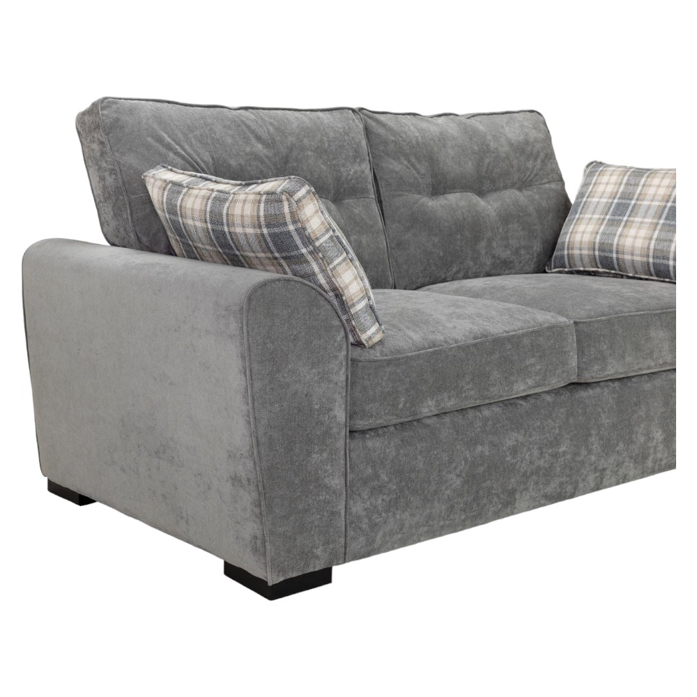 Product photograph of Maxwell Grey 3 Seater Sofa from Choice Furniture Superstore.