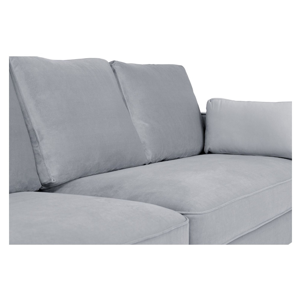 Product photograph of Munich Plush Grey 3 2 Seater Sofa from Choice Furniture Superstore.