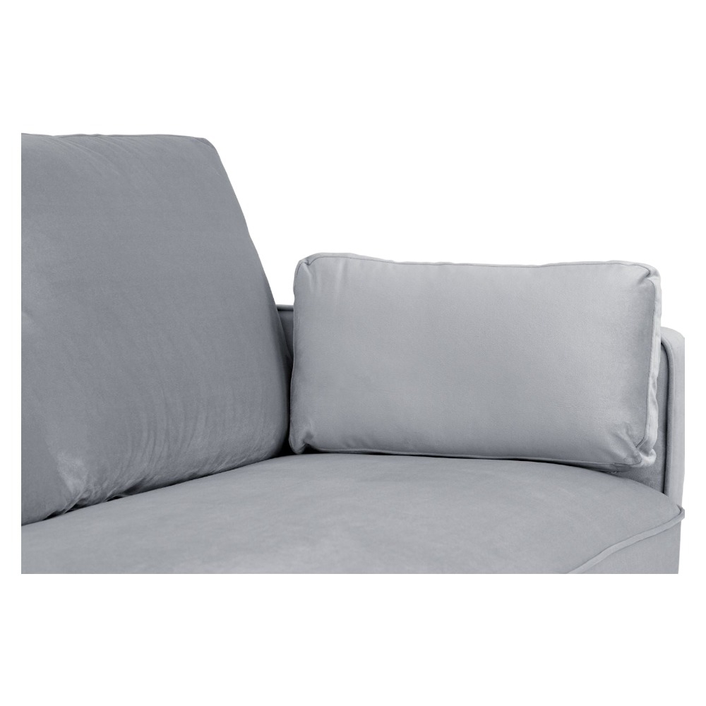 Product photograph of Munich Plush Grey Tufted Armchair from Choice Furniture Superstore.