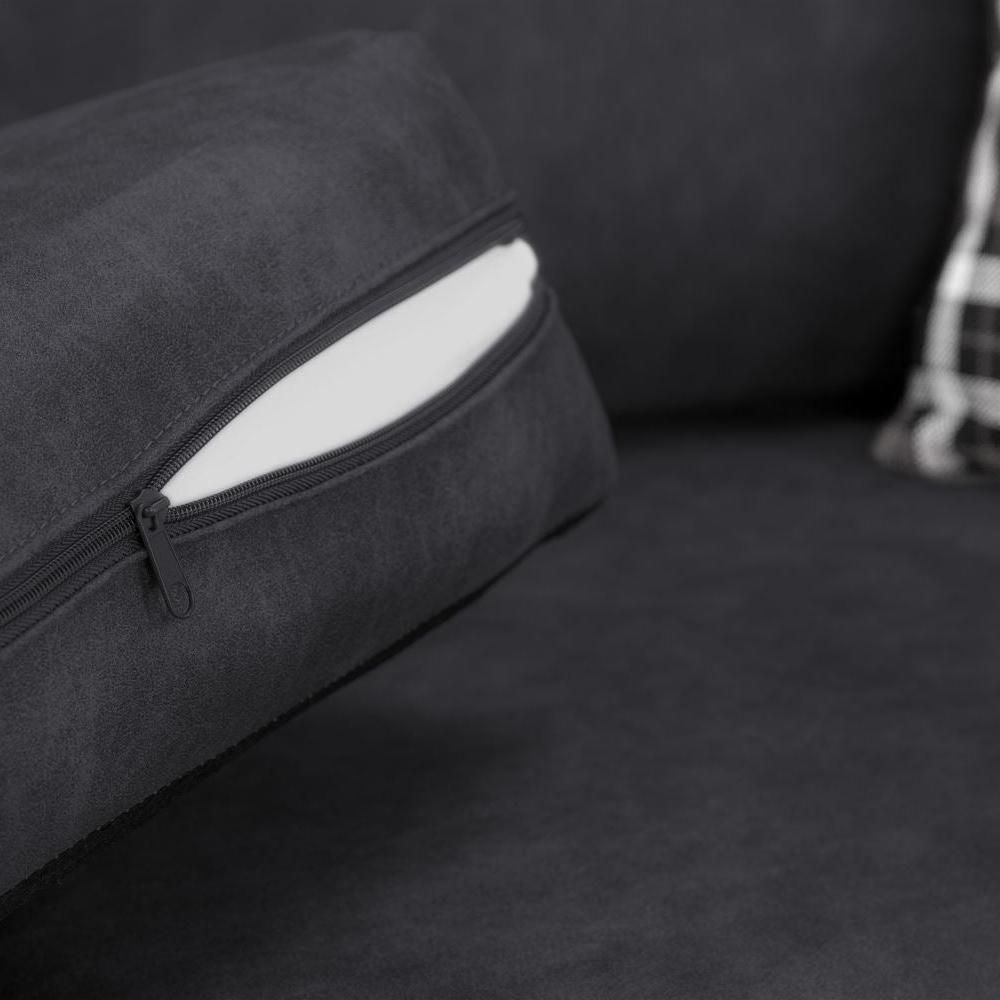 Product photograph of Oakland Charcoal 2 Seater Sofa from Choice Furniture Superstore.