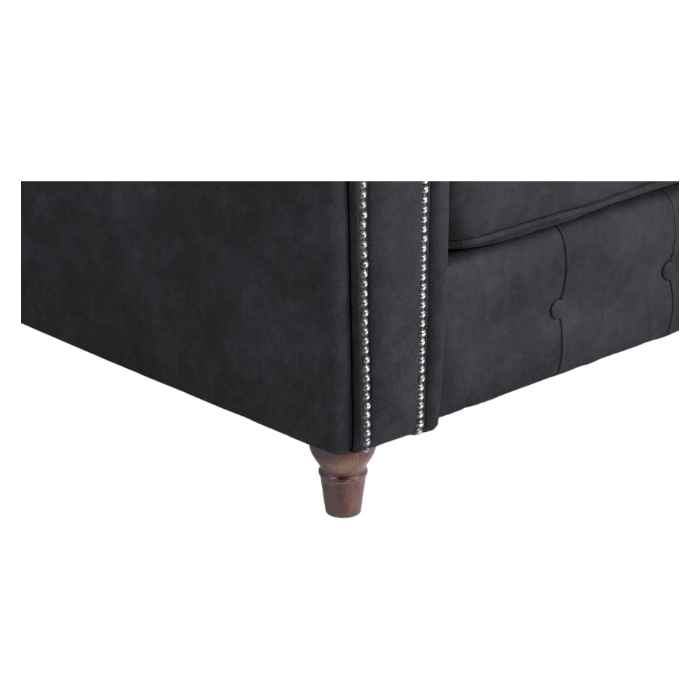 Product photograph of Oakland Charcoal 2 Seater Sofa from Choice Furniture Superstore.