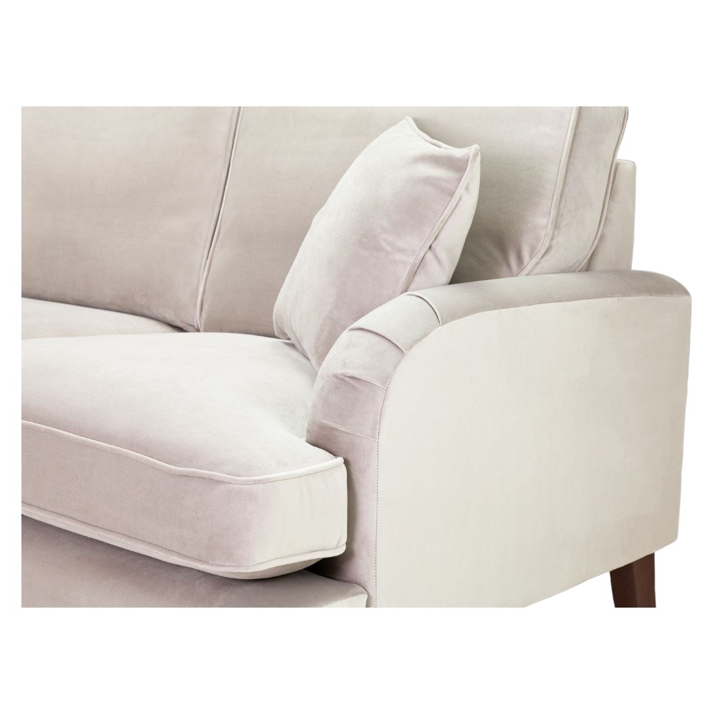 Product photograph of Rupert Beige Tufted Footstool from Choice Furniture Superstore.