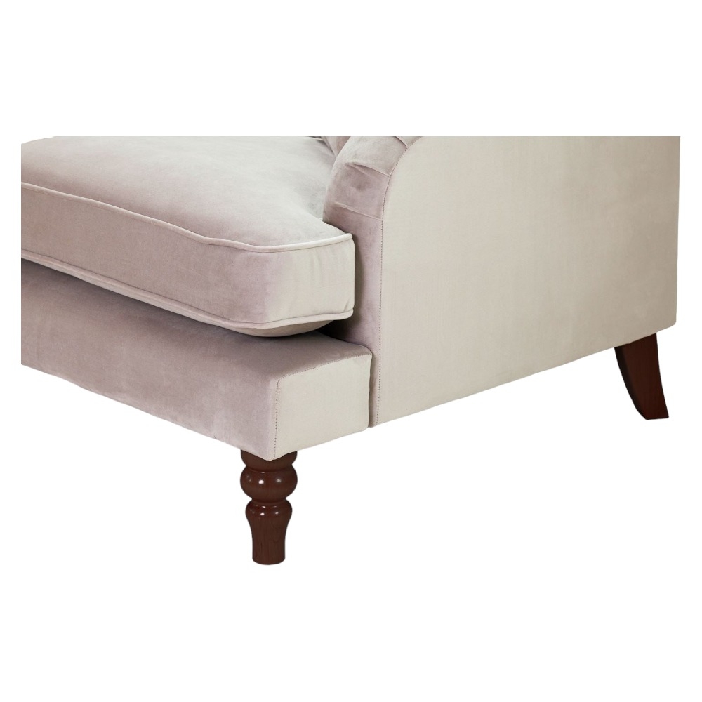 Product photograph of Rupert Beige Footstool from Choice Furniture Superstore.