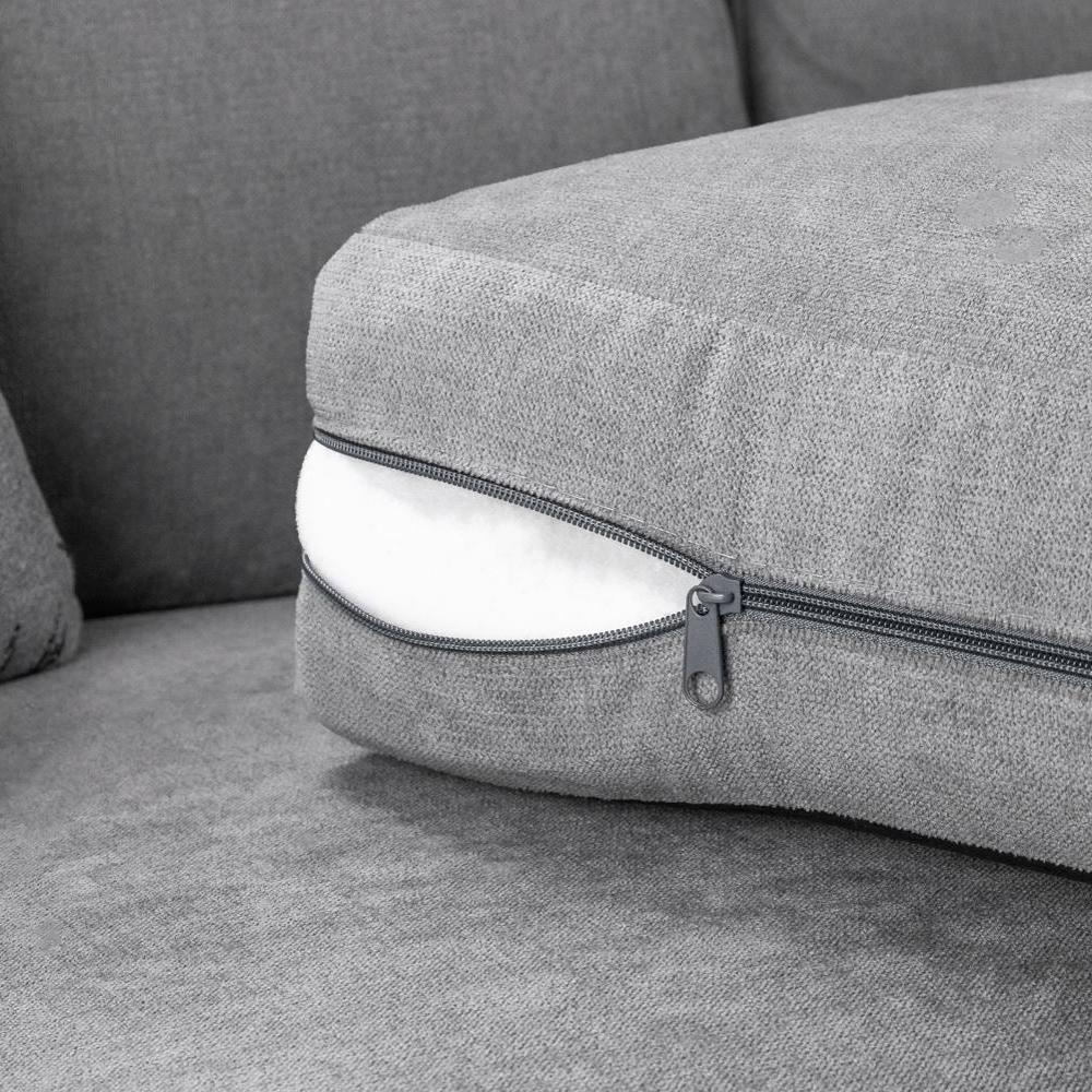 Product photograph of Verona Scatterback Grey Swivel Chair Sofa from Choice Furniture Superstore.