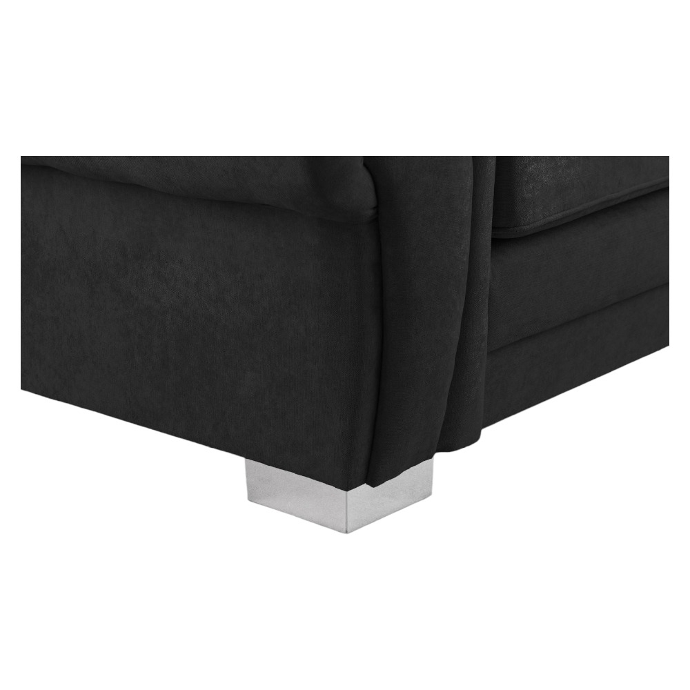 Product photograph of Verona Scatterback Black 3 Seater Sofabed from Choice Furniture Superstore.