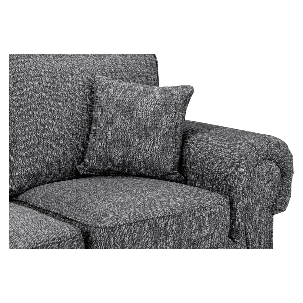Product photograph of Wilcot Grey Tufted 2 Seater Sofa from Choice Furniture Superstore.