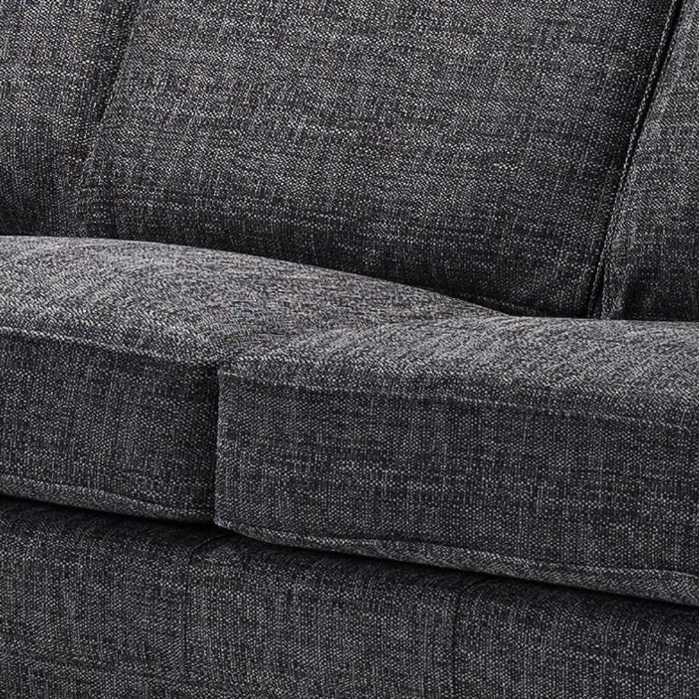 Product photograph of Wilcot Grey Tufted 3 Seater Sofabed from Choice Furniture Superstore.