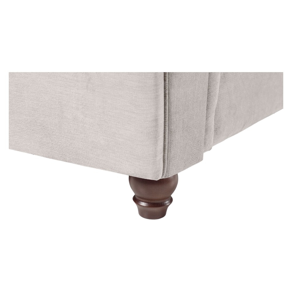 Product photograph of Windsor Fullback Stone Left Hand Facing Corner Sofa from Choice Furniture Superstore.