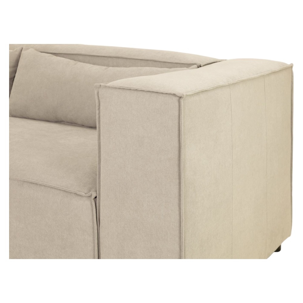 Product photograph of Becca Beige Universal Corner Sofa from Choice Furniture Superstore.