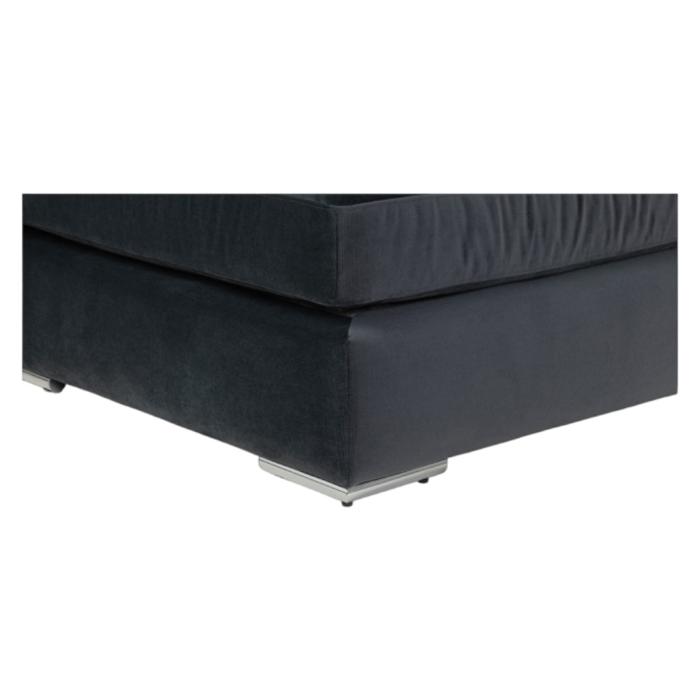 Product photograph of Beatrix Slate Tufted U Shape Corner Sofa from Choice Furniture Superstore.