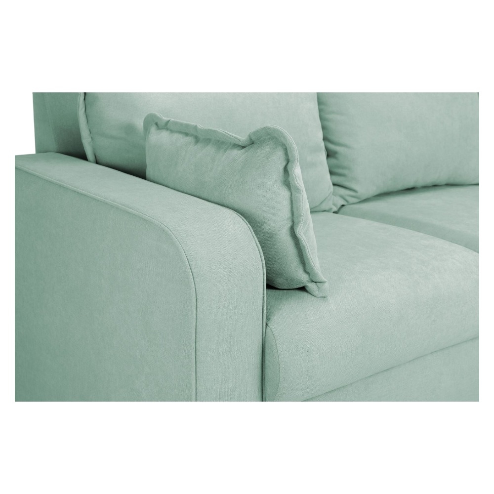 Product photograph of Briar Blue Left Hand Facing Corner Sofa from Choice Furniture Superstore.