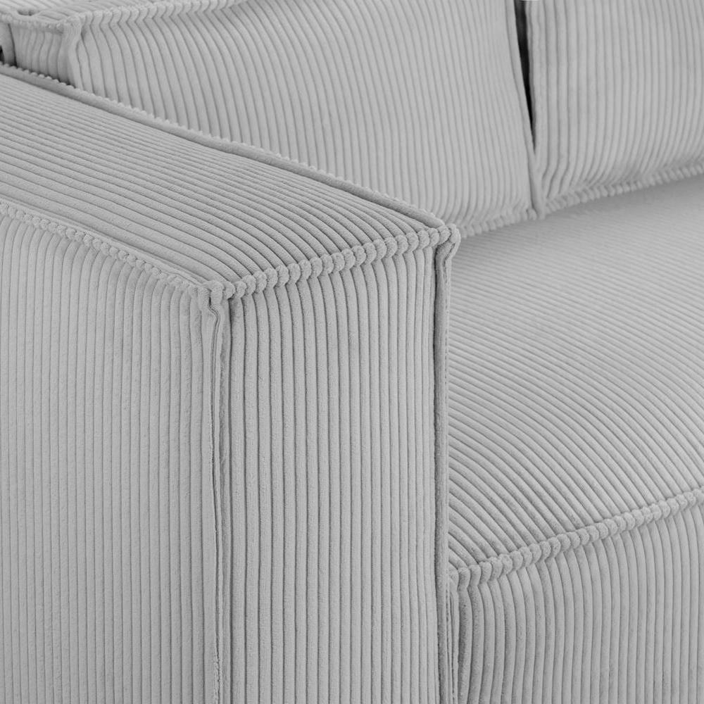 Product photograph of Chloe Grey Right Hand Facing Corner Sofa from Choice Furniture Superstore.