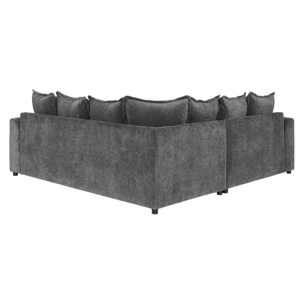 Product photograph of Colbee Grey Large Corner Sofa from Choice Furniture Superstore.