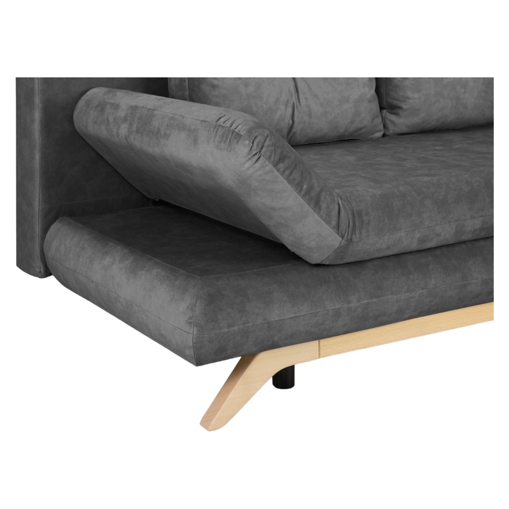 Product photograph of Athell Tufted 3 Seater Sofabed With Storage from Choice Furniture Superstore.